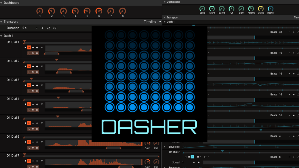 Dasher - FFGL plugin for Resolume Arena (OSC)