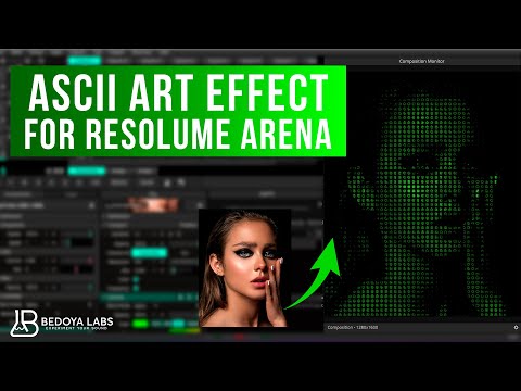 VASCII (ASCII ART FOR RESOLUME ARENA)